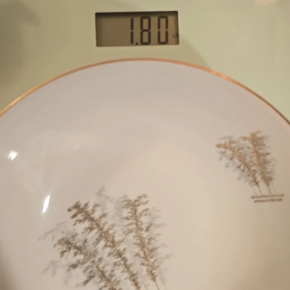 Fukagawa Arita Handpainted Porcelain Serving Bowl Pattern 901 Made in Japan Gold